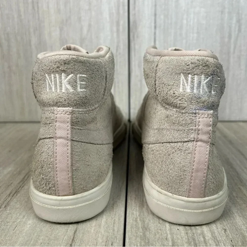 Nike Blazer Mid SlitStone Pink Suede Lace Up Sneaker Shoe Mens Size 8 Womens 9.5